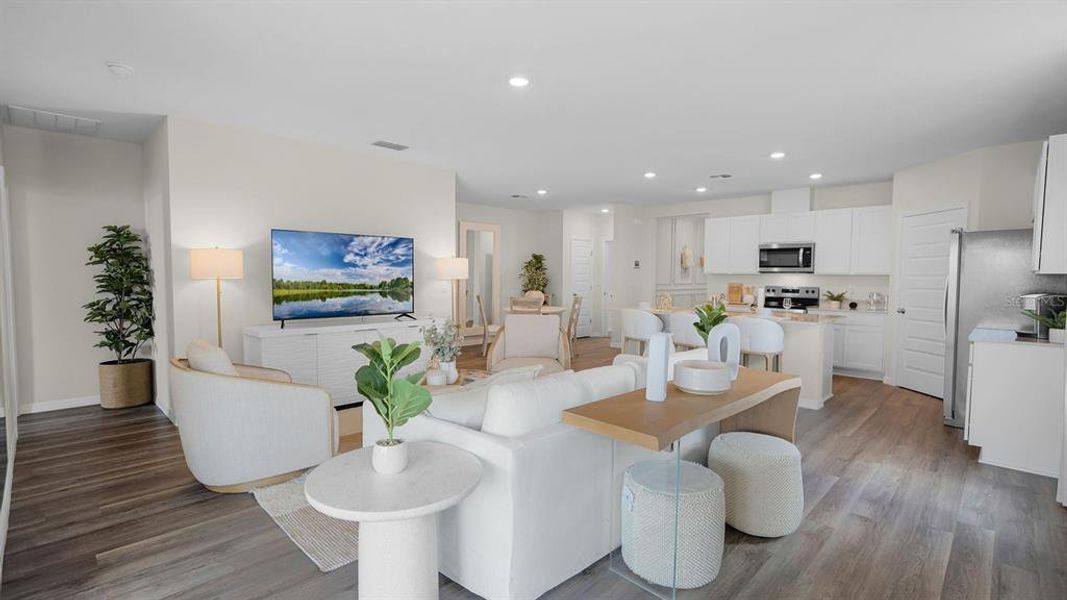 Furnished interior view inside a new home in Hamilton Bluff, Haines City (Image 14).
