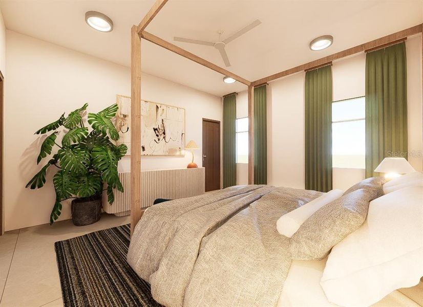 Furnished interior view inside a new home in , Sarasota (Image 21).