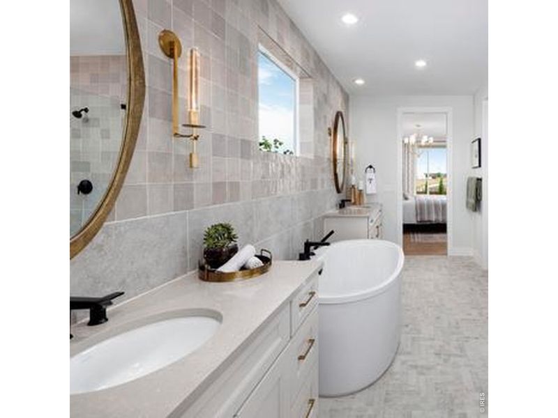 Furnished interior view inside a new home in , Timnath (Image 18).