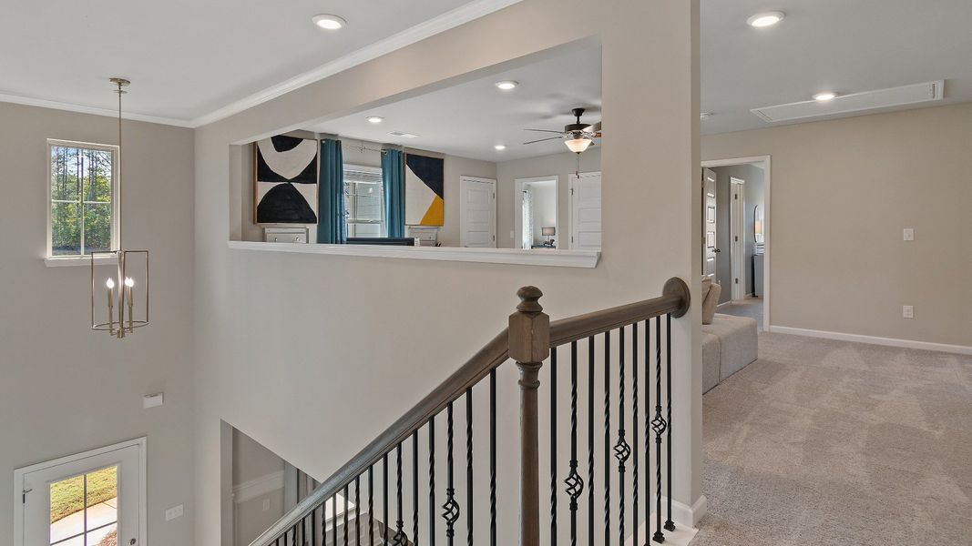Representative furnished interior of a home built from the McKinley II by DRB Homes in Northcroft, Loganville (Image 25).