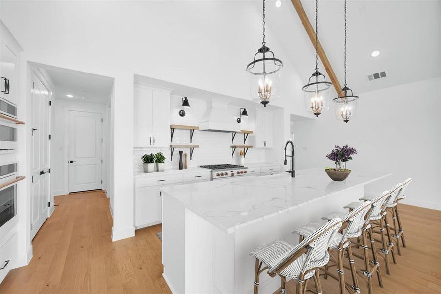 Furnished interior view inside a new home in Kreymer at the Park, Wylie (Image 7). Furnished interior view inside a new home in Kreymer at the Park, Wylie (Image 7).