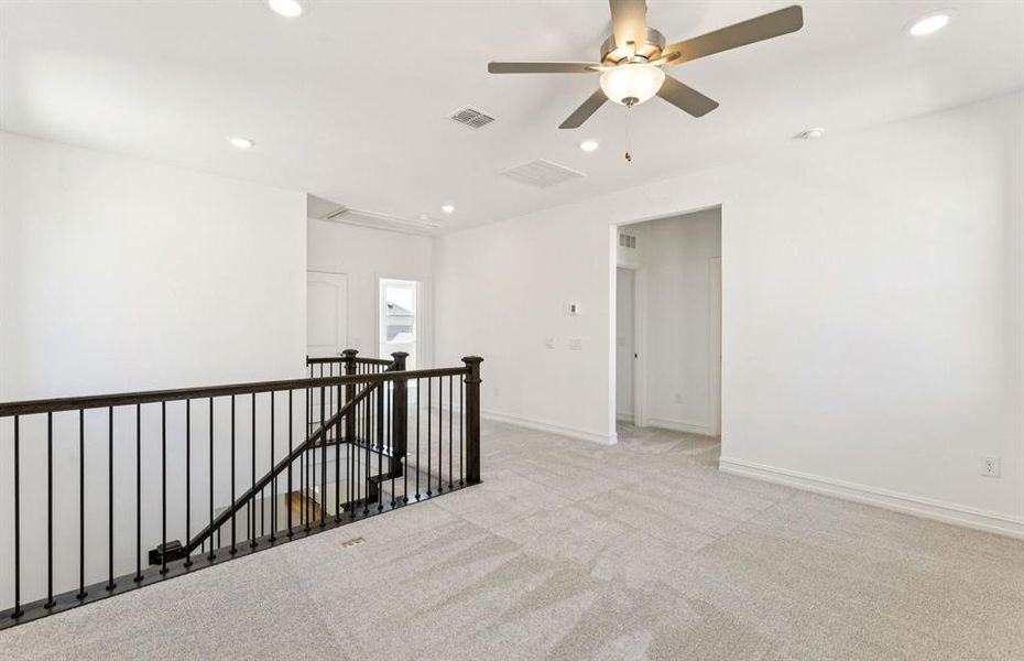 Game room on second floor Game room on second floor