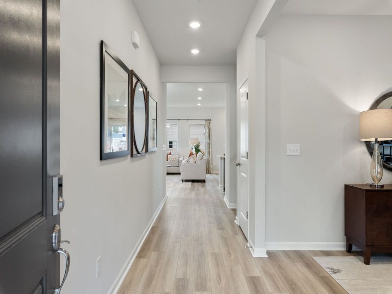 Step into the Chatham model's welcoming foyer.