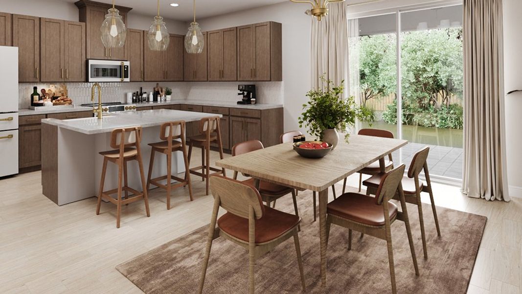 Representative furnished interior of a home built from the Seaside by Taylor Morrison in Skye Ranch Community Group Page, Sarasota (Image 6).