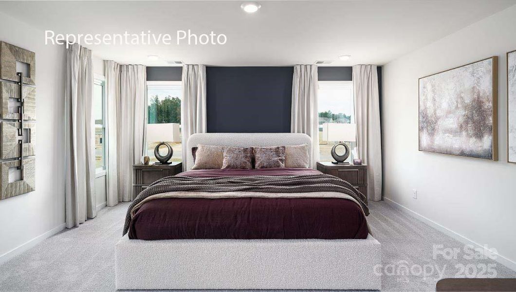 Furnished interior view inside a new home in Sanctuary at Southgate, Indian Trail (Image 8).