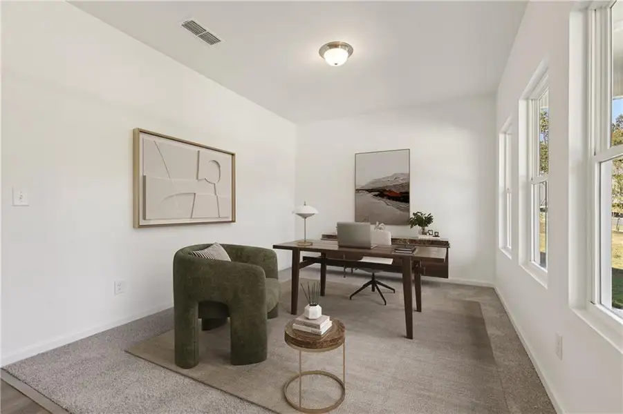 Furnished interior view inside a new home in , Locust Grove (Image 3).