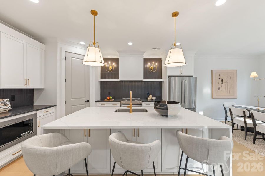 Furnished interior view inside a new home in , Charlotte (Image 5).