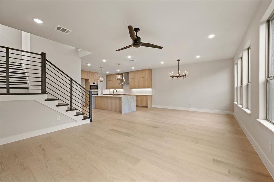 The open concept design of our Palmer End plan is an entertainers dream home!