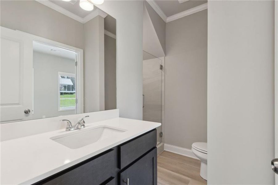 Furnished interior view inside a new home in , Hoschton (Image 14). Furnished interior view inside a new home in , Hoschton (Image 14).