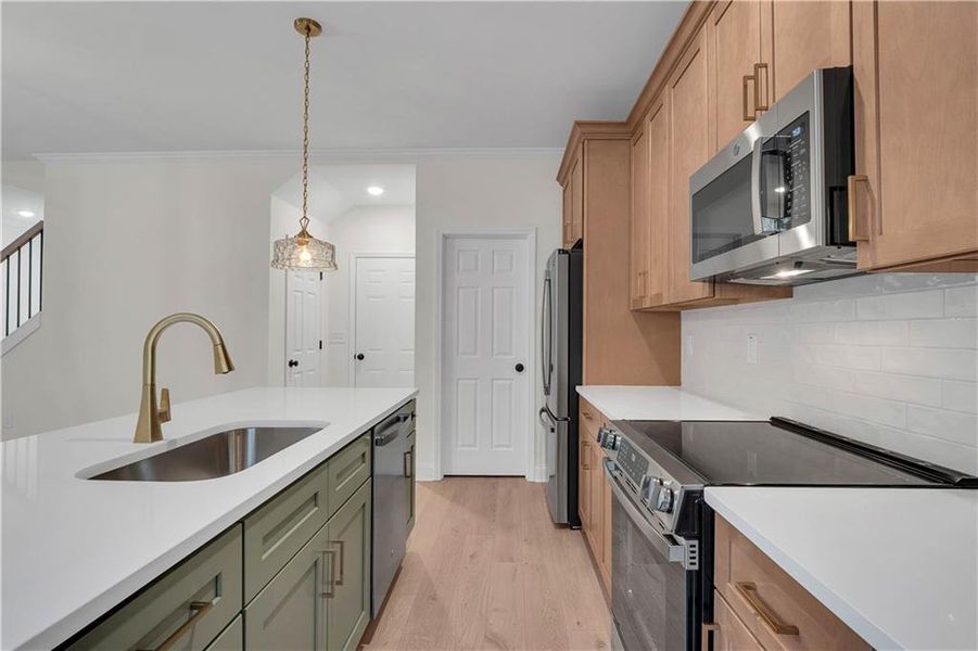Furnished interior view inside a new home in , Stone Mountain (Image 6).