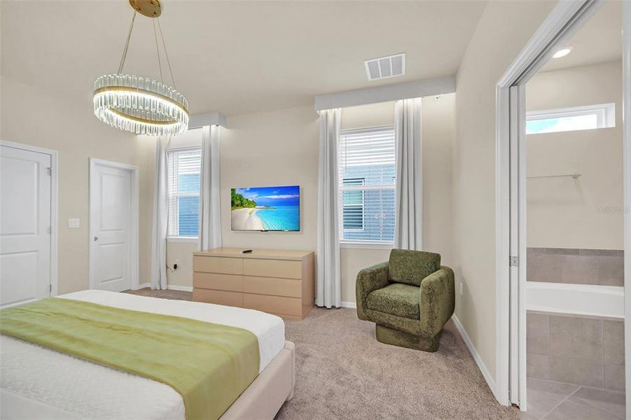 Furnished interior view inside a new home in , Clermont (Image 13).