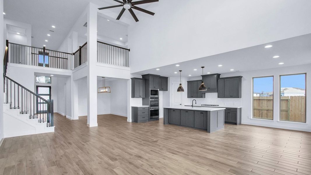 Furnished interior view inside a new home in Briarley, Montgomery (Image 10).