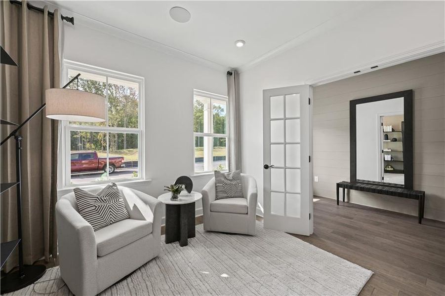 Furnished interior view inside a new home in Berkeley Mill, Cumming (Image 10).