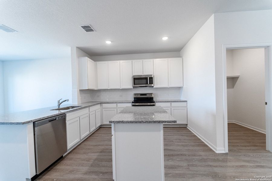 Furnished interior view inside a new home in Katzer Ranch, Converse (Image 4).