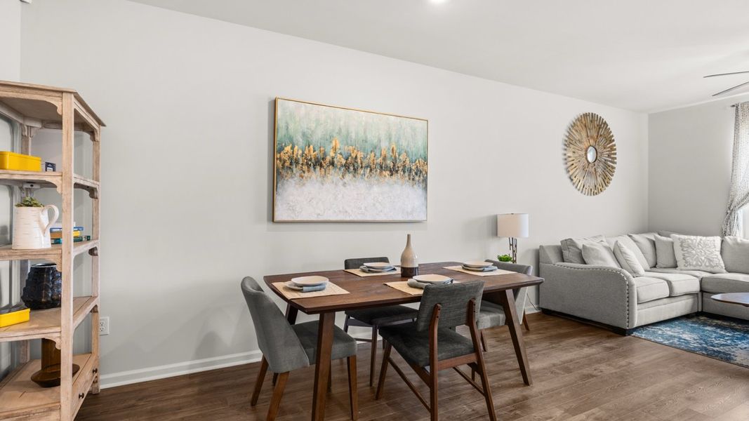 Representative furnished interior of a home built from the Maywood 3 by D.R. Horton in Laurel Park Townhomes, Hephzibah (Image 6).