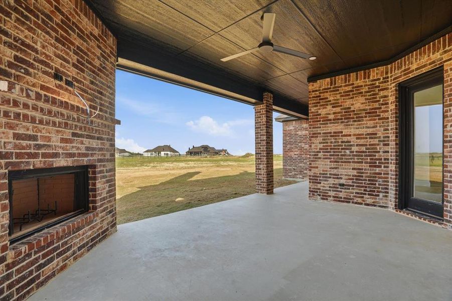 Exterior details and patio area of a home in , Springtown (Image 25).