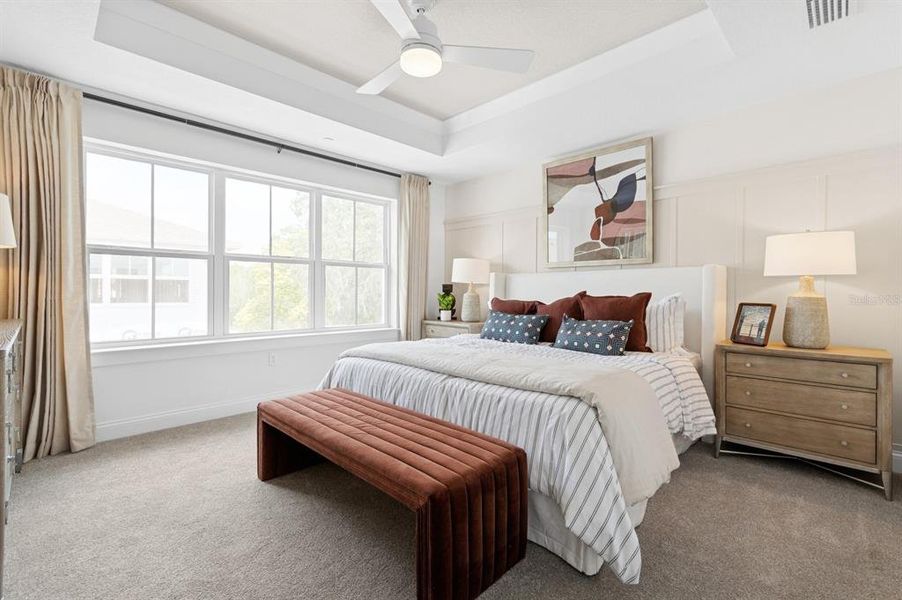 Furnished interior view inside a new home in Vdara, Orlando (Image 24).