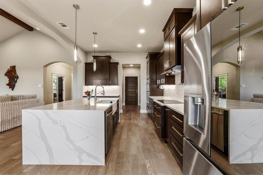 Furnished interior view inside a new home in , Denison (Image 5). Furnished interior view inside a new home in , Denison (Image 5).