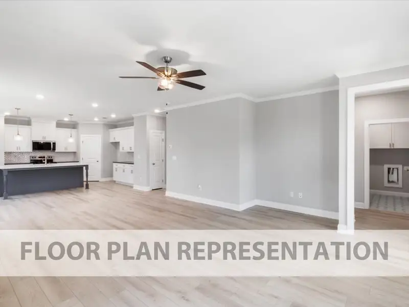 Robin Plan Living to Kitchen View | Ivey Homes Robin Plan Living to Kitchen View | Ivey Homes