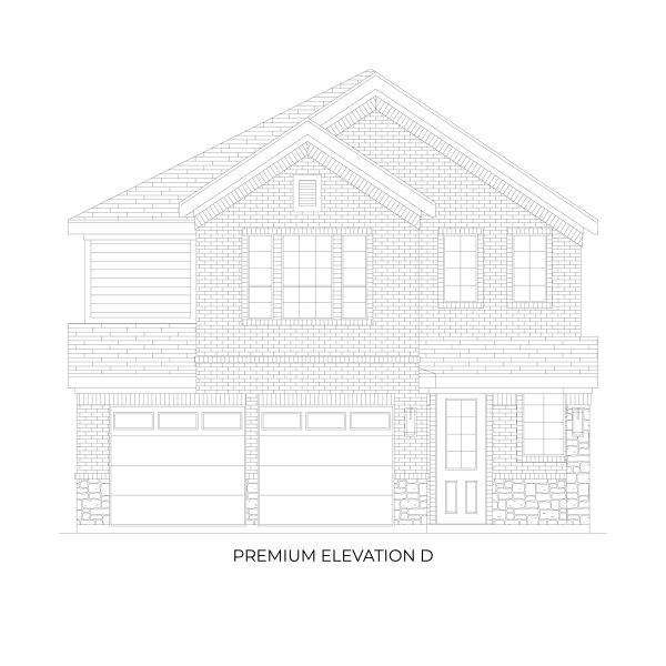 Representative rendering of the exterior for the Truman Select F by First Texas Homes (Image 8). Representative rendering of the exterior for the Truman Select F by First Texas Homes (Image 8).