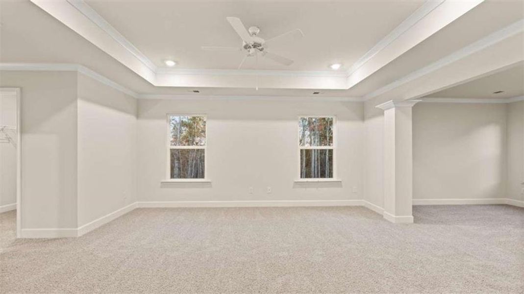Spacious, unfurnished interior of a new home in Heritage Pointe, Senoia (Image 11). Spacious, unfurnished interior of a new home in Heritage Pointe, Senoia (Image 11).