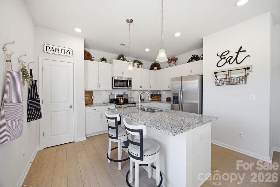 Furnished interior view inside a new home in Catawba Trace, Catawba (Image 8). Furnished interior view inside a new home in Catawba Trace, Catawba (Image 8).