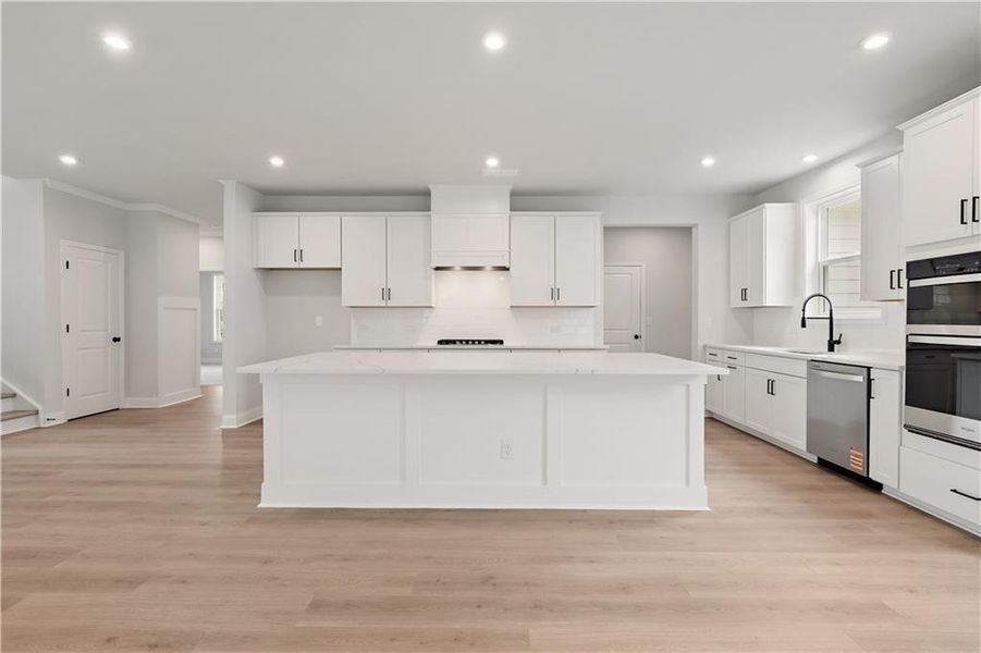 Furnished interior view inside a new home in Hillside Manor, Powder Springs (Image 3). Furnished interior view inside a new home in Hillside Manor, Powder Springs (Image 3).
