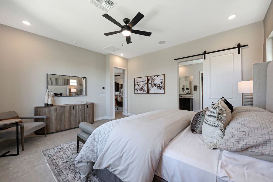 Representative furnished interior of a home built from the Sage by Mattamy Homes in Empire Pointe, Queen Creek (Image 35).