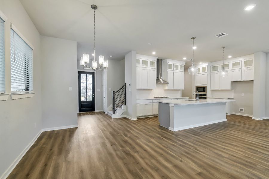 Furnished interior view inside a new home in Summer Place  35', Montgomery (Image 10).