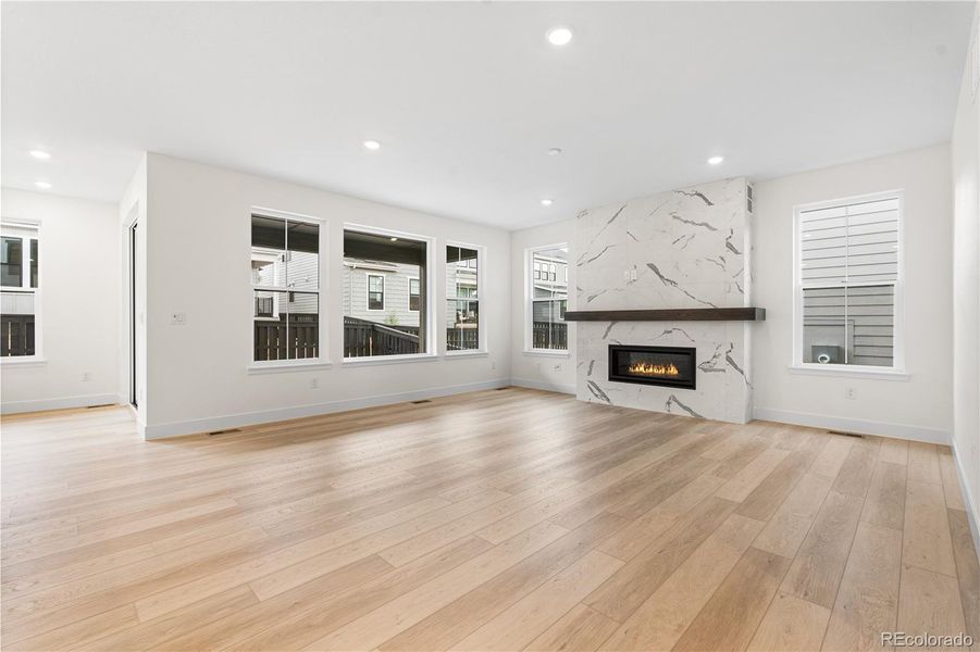 Spacious, unfurnished interior of a new home in Stargaze at Solstice, Littleton (Image 44).