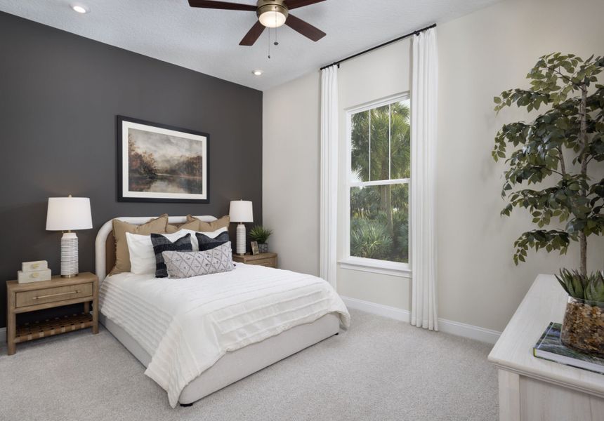 Representative furnished interior of a home built from the Curacao by Mattamy Homes in RiverTown, St. Johns (Image 13).