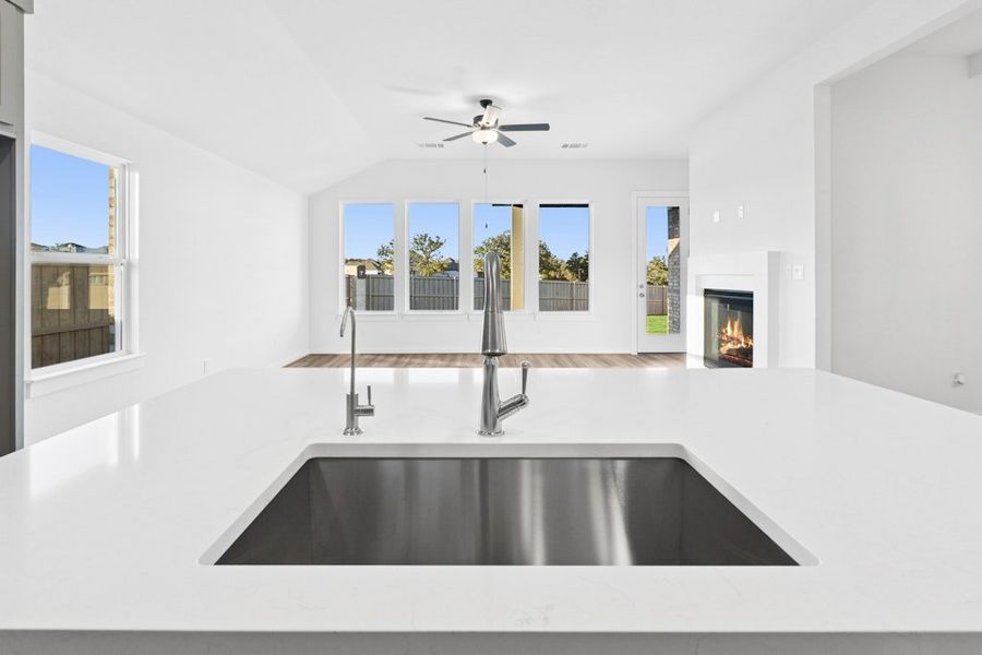 Close-up of interior finishes inside a home in The Colony, Bastrop (Image 13).