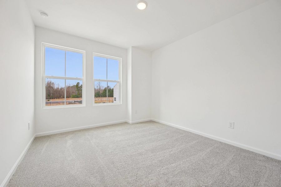 Spacious, unfurnished interior of a new home in Towns at The Point, Rolesville (Image 20).
