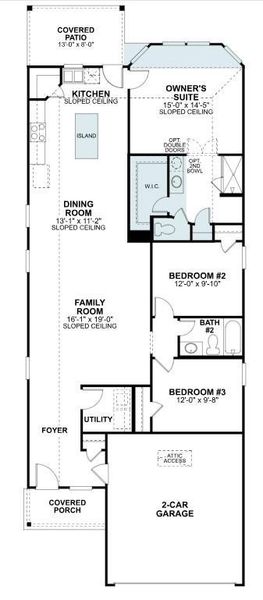 2D floor plan layout of this home in Ambrose, La Marque, TX (Image 4).