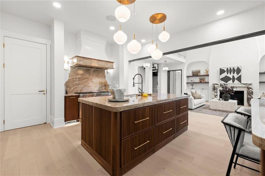 Furnished interior view inside a new home in , Alpharetta (Image 71).