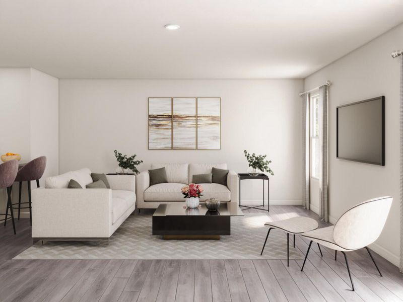 Furnished interior view inside a new home in Walnut Hills, La Grange (Image 8).