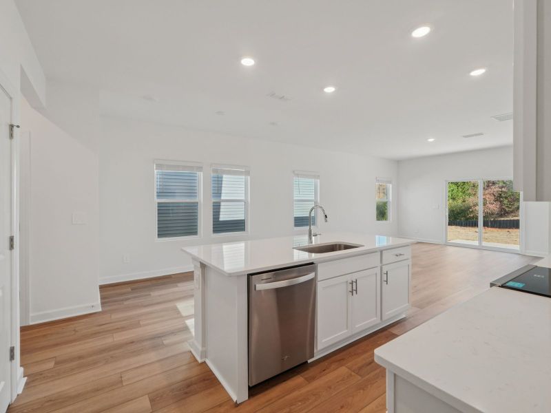 Furnished interior view inside a new home in Marshburn Landing - Classic Series, Wendell (Image 6).