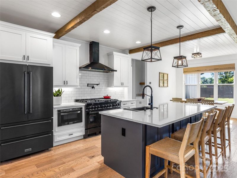Furnished interior view inside a new home in , Mills River (Image 9).