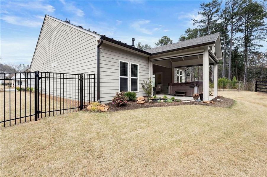 Exterior details and patio area of a home in , Woodstock (Image 4).