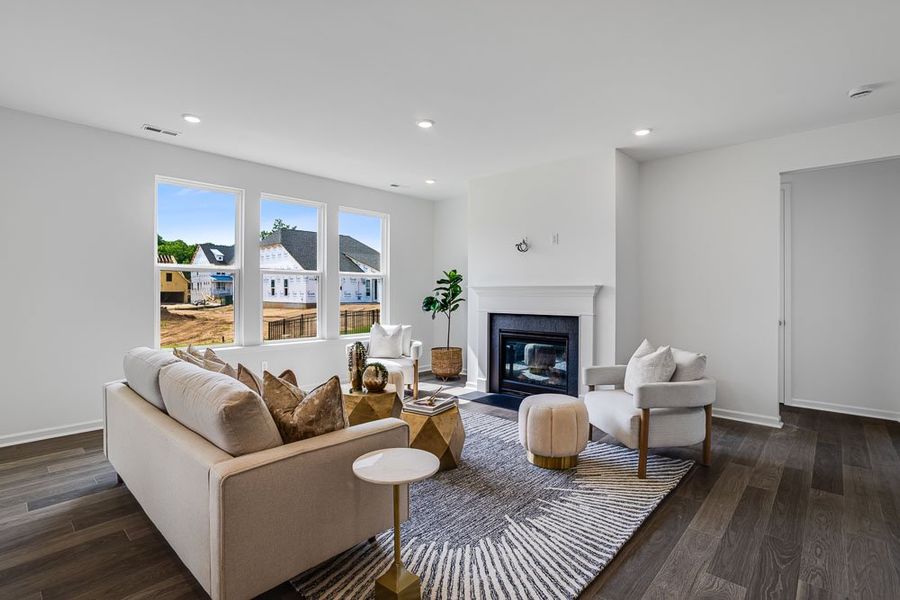 Furnished interior view inside a new home in The Coves on Lake Wylie, Charlotte (Image 12).