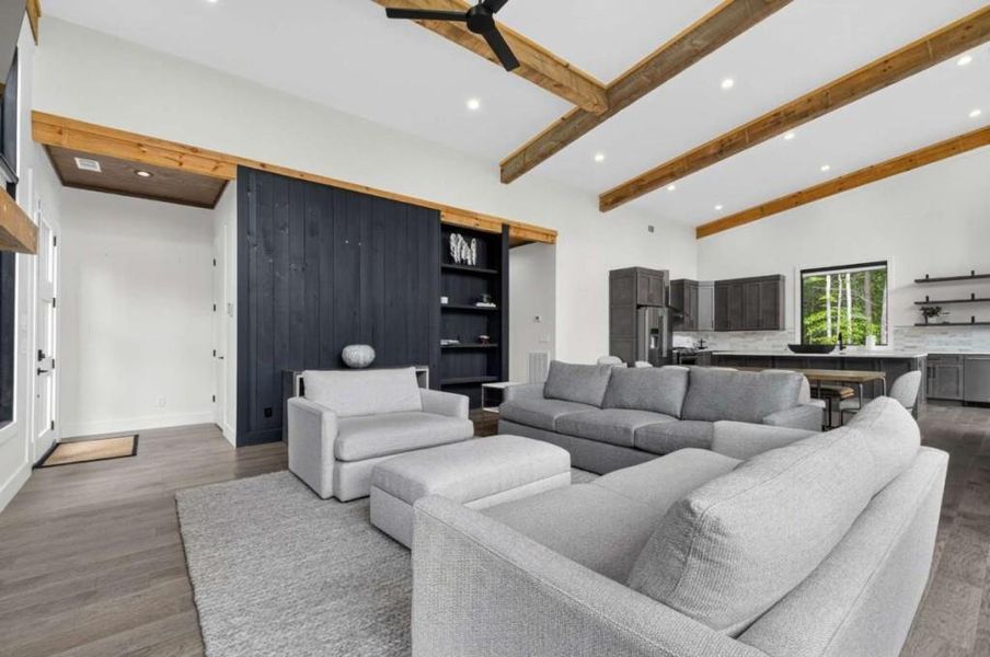 Furnished interior view inside a new home in , Blue Ridge (Image 16).