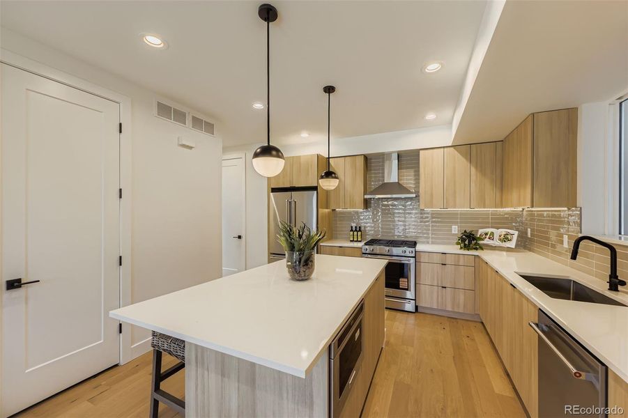 Furnished interior view inside a new home in , Denver (Image 21).