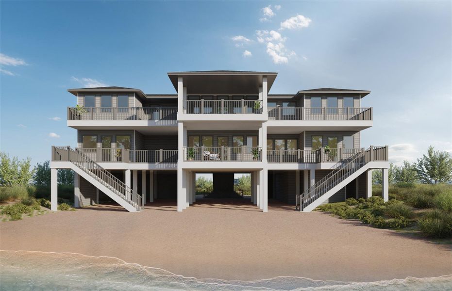 Exterior details and patio area of a home in , Freeport (Image 2). Exterior details and patio area of a home in , Freeport (Image 2).
