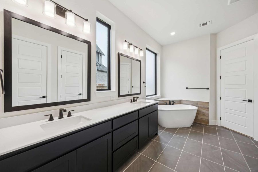 Furnished interior view inside a new home in The Grove Frisco, Frisco (Image 4).