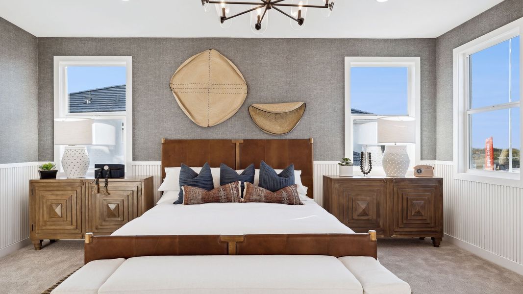 Furnished interior view inside a new home in The Ridge at Stone Butte, Phoenix (Image 25).