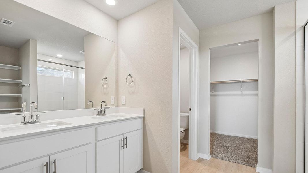 Furnished interior view inside a new home in Carillon, Manor (Image 4).