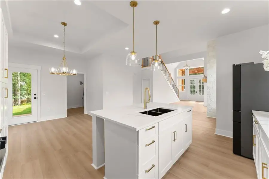 Furnished interior view inside a new home in , Buford (Image 5).