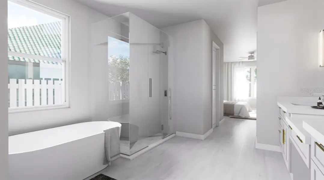 Furnished interior view inside a new home in , Ocala (Image 3).