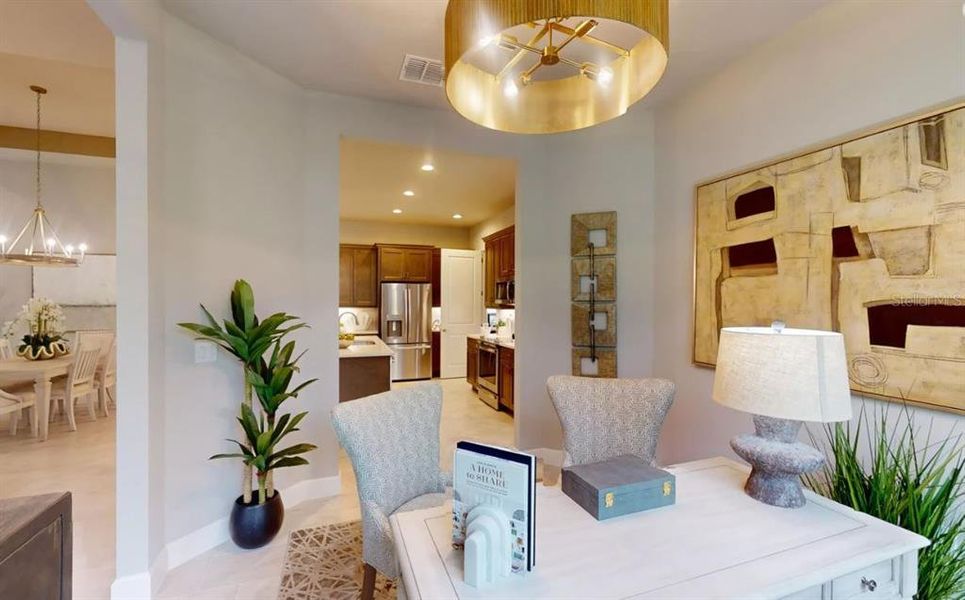 Furnished interior view inside a new home in Plantation Bay, Ormond Beach (Image 14).