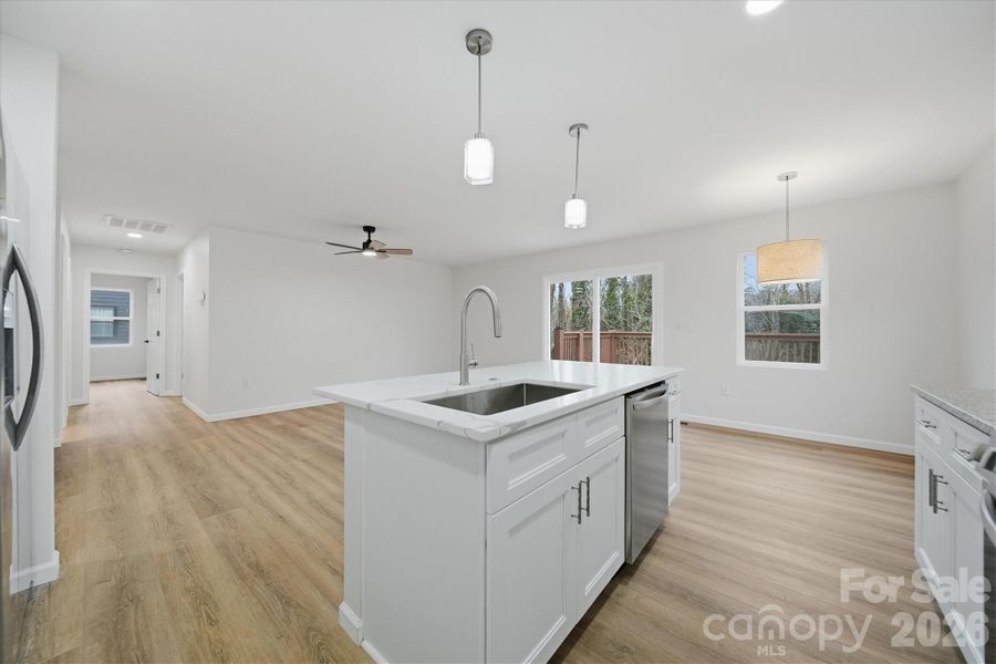 Furnished interior view inside a new home in , Hickory (Image 5). Furnished interior view inside a new home in , Hickory (Image 5).
